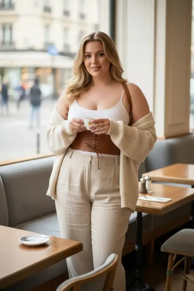 Büyük Beden Taba Kadın Deri Kemer Omuz Askılı Bağcıklı Korse Tasarım - APFT855