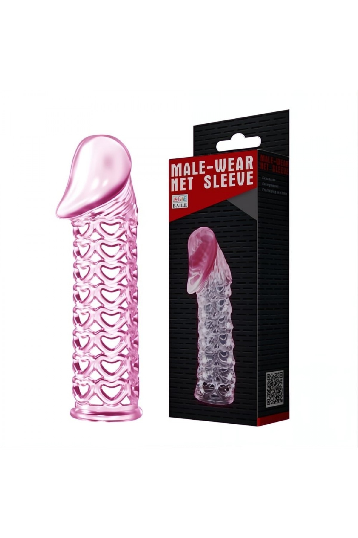 11,5 cm Silikon Şeffaf Penis Kılıfı