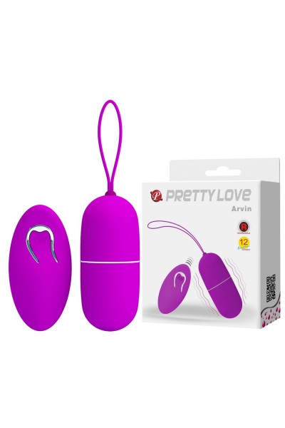 12 Fonksiyonlu Uzaktan Kumandalı Titreşimli Vibratör Yumurta - Arvin