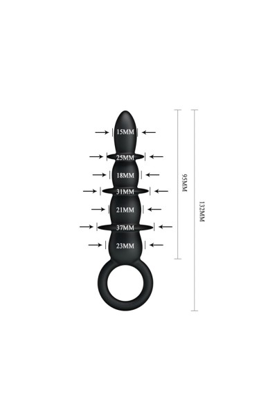 13,2 cm Vantuzlu Halkalı Anal Alıştırıcı Tıkaç 13,2 cm Vantuzlu Halkalı Anal Alıştırıcı Tıkaç