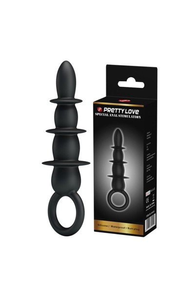 13,2 cm Vantuzlu Halkalı Anal Alıştırıcı Tıkaç