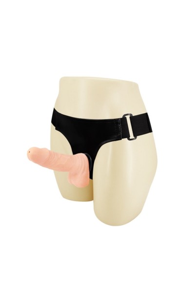 15 cm Belden Bağlamalı İçi Dolu Strapon Penis