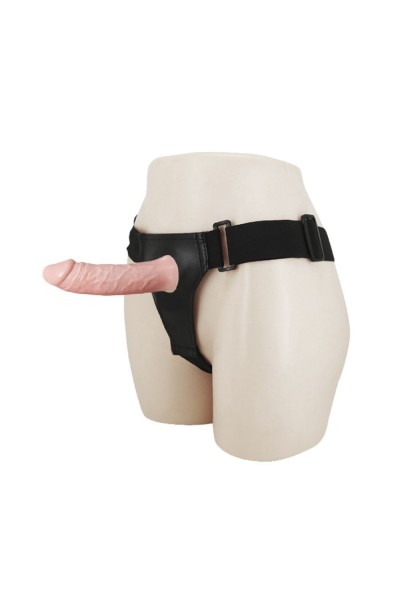 15,5 cm İçi Boş Belden Bağlamalı Titreşimli Protez Penis Vibratör