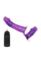 Belden Bağlamalı Çift Taraflı Titreşimli Strapon Dildo