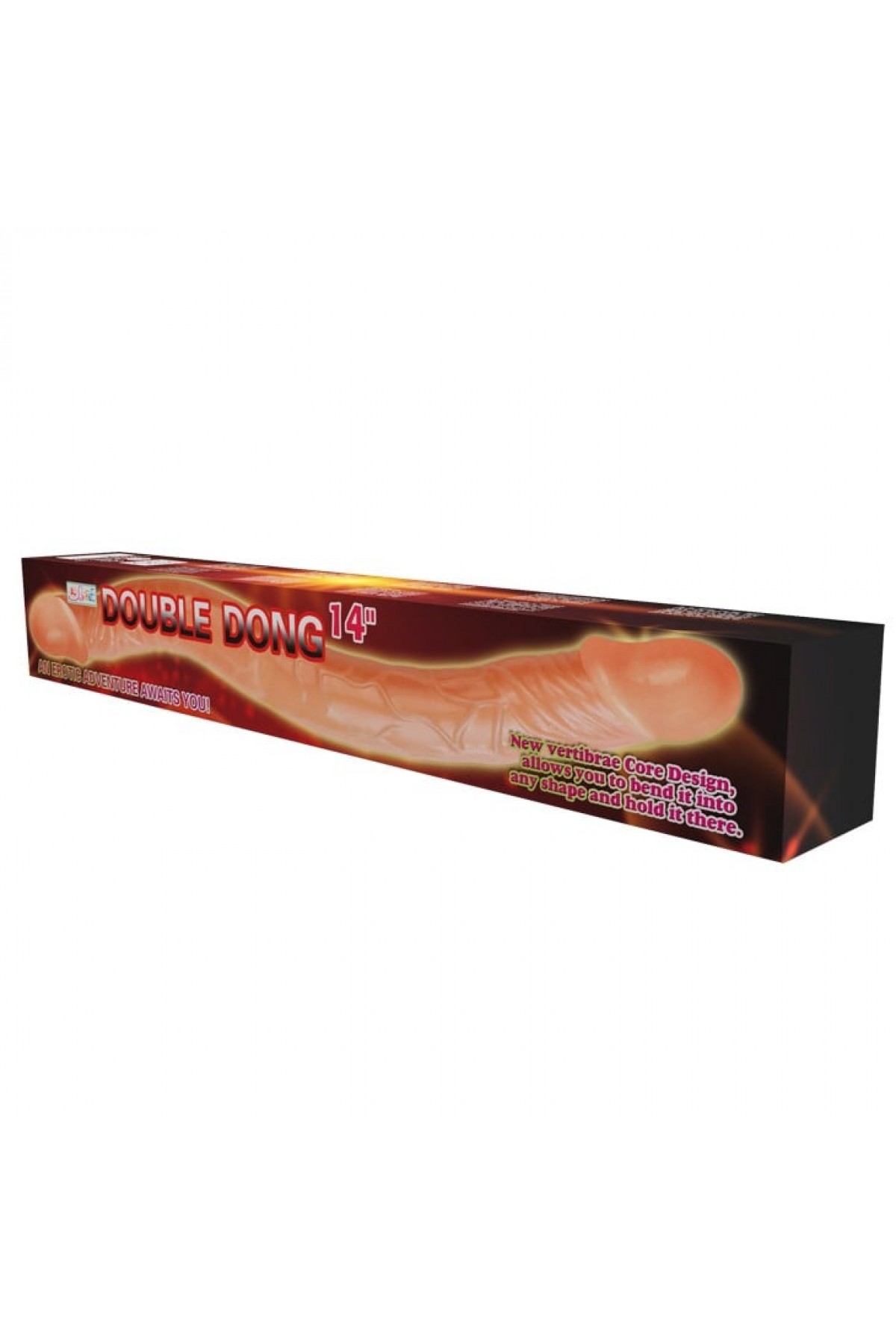 Double Dong Çift Taraflı İki Yönlü Esnek Dildo Kıkırdaklı Penis 36 Cm