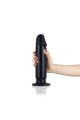 22,5 Cm Siyah Yumuşak Kalın Anal Dildo