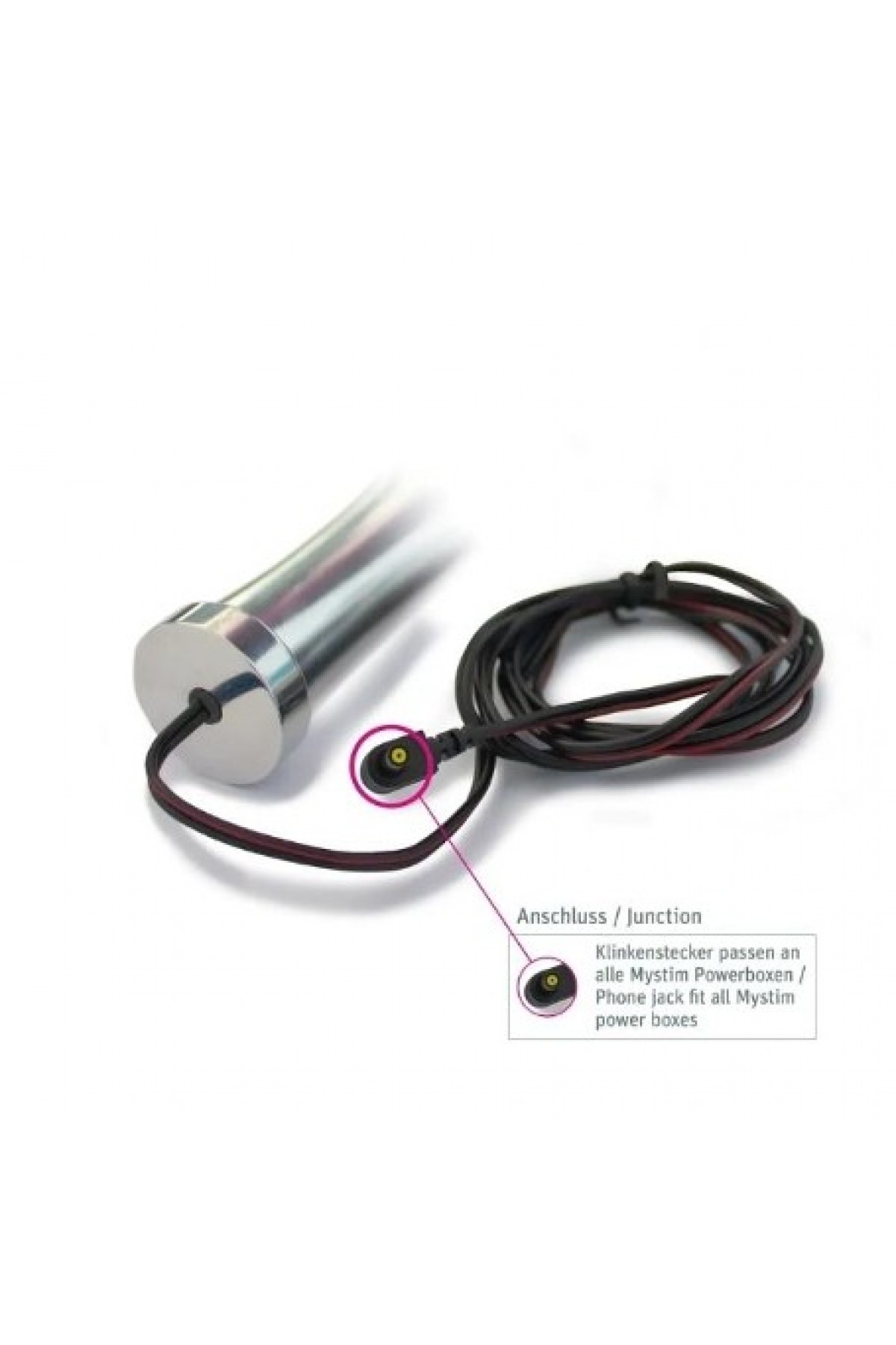 Mystim O Thello Çelik Anal ve Vajinal Elektirik Şoklu Dildo Mystim O Thello Çelik Anal ve Vajinal Elektirik Şoklu Dildo