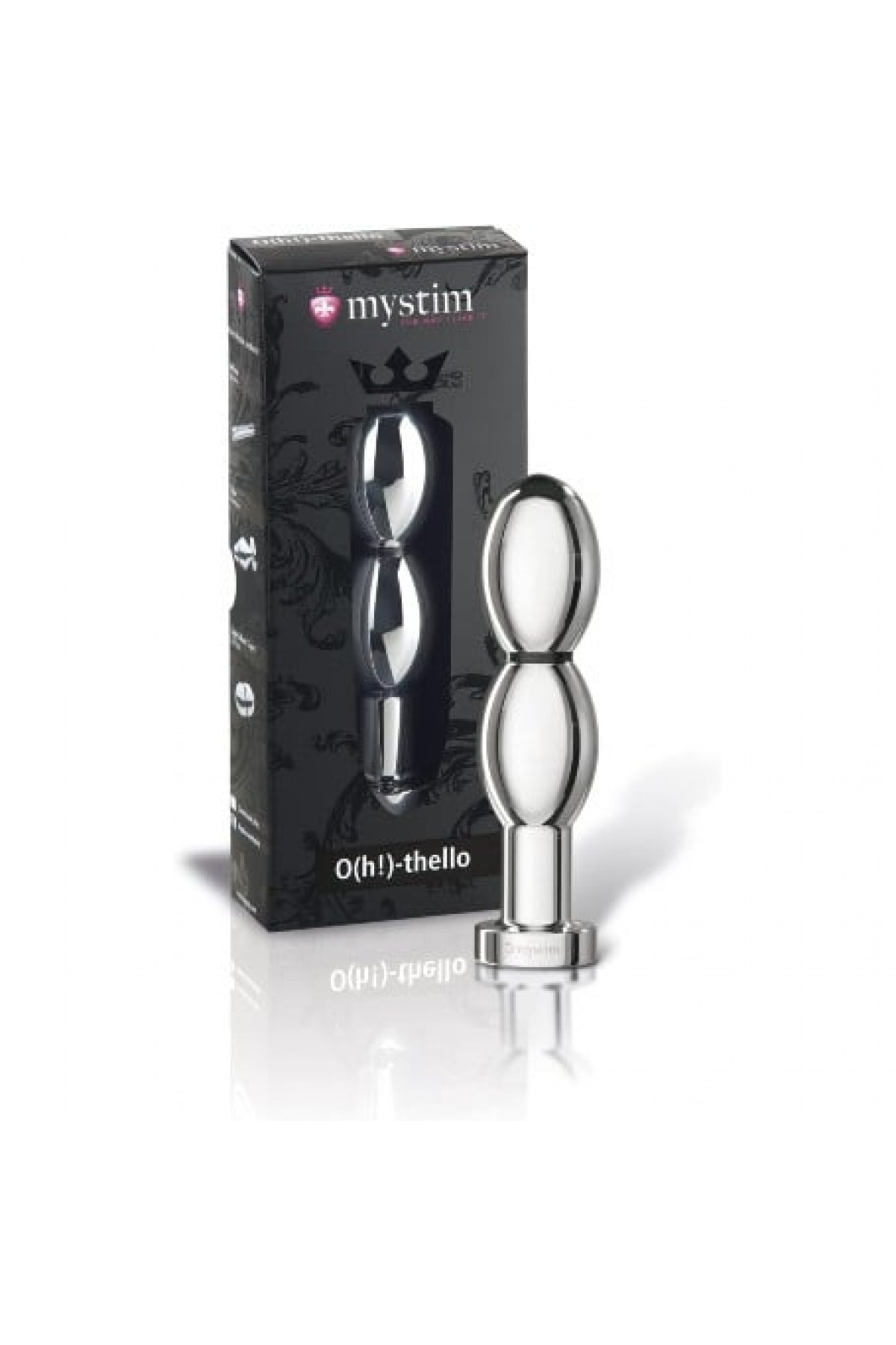 Mystim O Thello Çelik Anal ve Vajinal Elektirik Şoklu Dildo Mystim O Thello Çelik Anal ve Vajinal Elektirik Şoklu Dildo