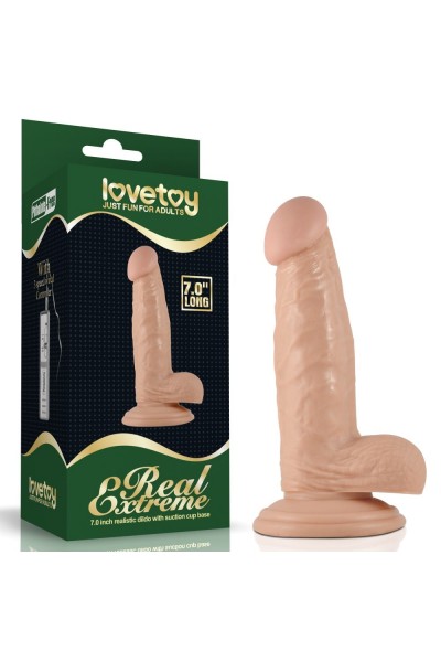 17 cm Realistik Vantuzlu Anal Vajinal Dildo Penis