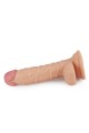 19 cm Realistik Vantuzlu Anal Vajinal Dildo Penis