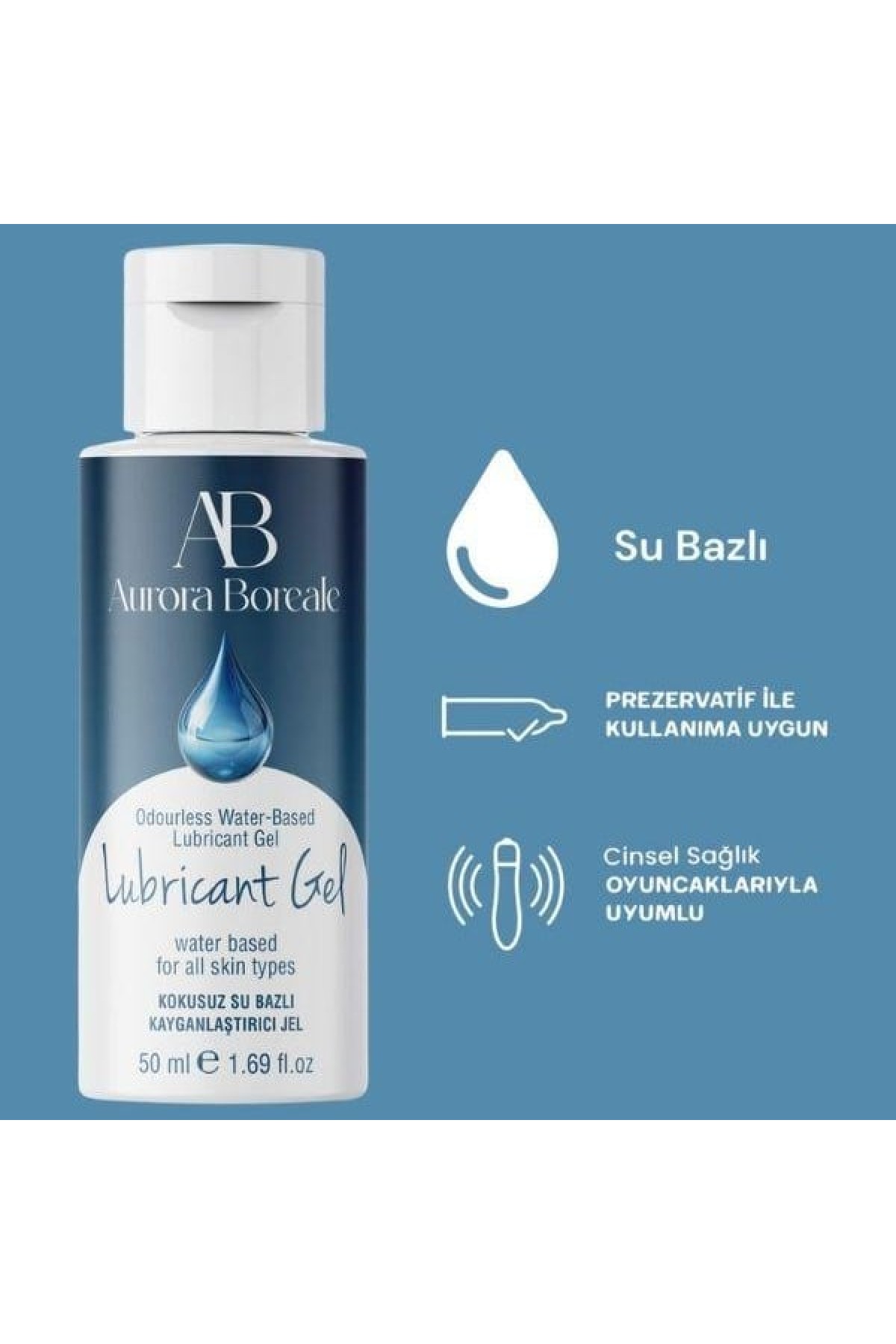 Aurora Boreale Sade Su Bazlı Kayganlaştırıcı Jel 50ML