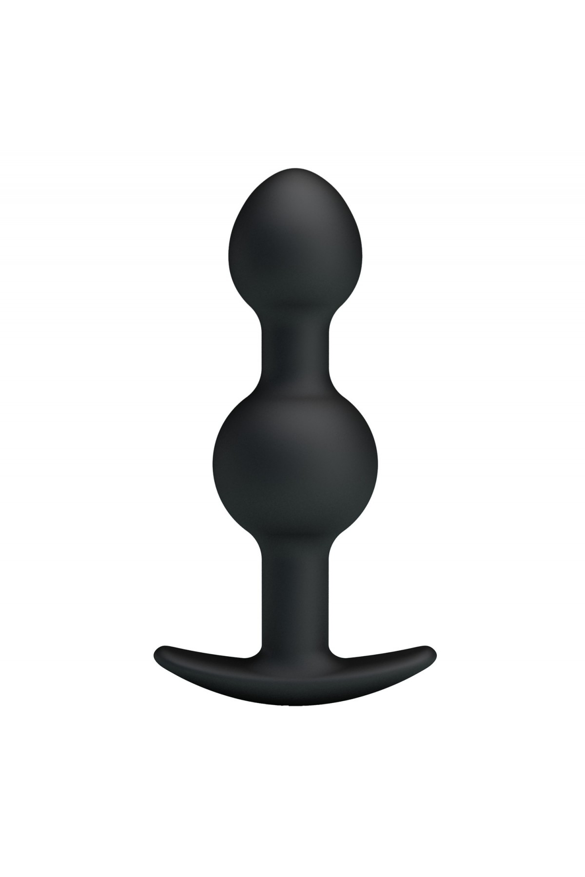 10,4 cm Çift Bilyeli Boğumlu Silikon Anal Plug