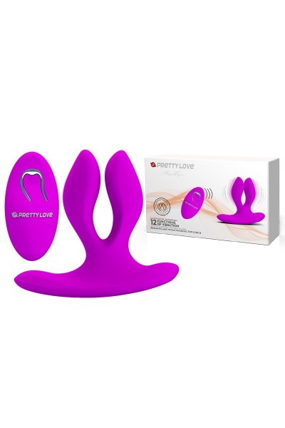 12 Fonksiyonlu Çift Uçlu Uzaktan Kumandalı Titreşimli Vibratör - Magic Finger
