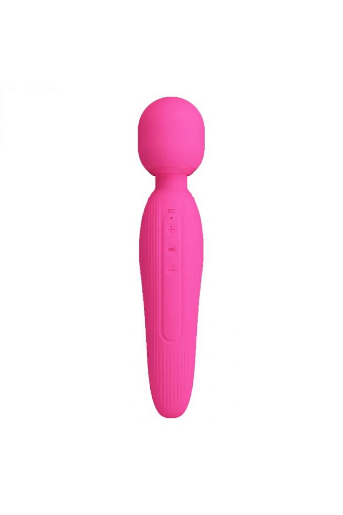 USB Şarjlı Silikon Masaj Wand Vibratör - Curtis (Pembe)