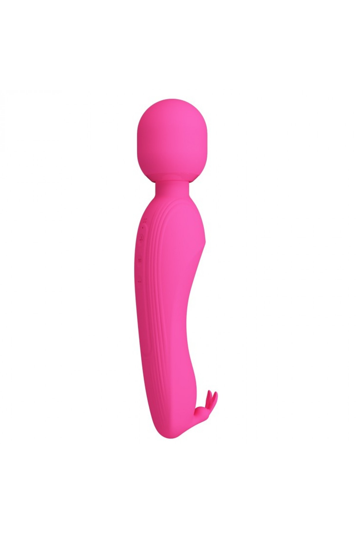 USB Şarjlı Silikon Masaj Wand Vibratör - Curtis (Pembe)
