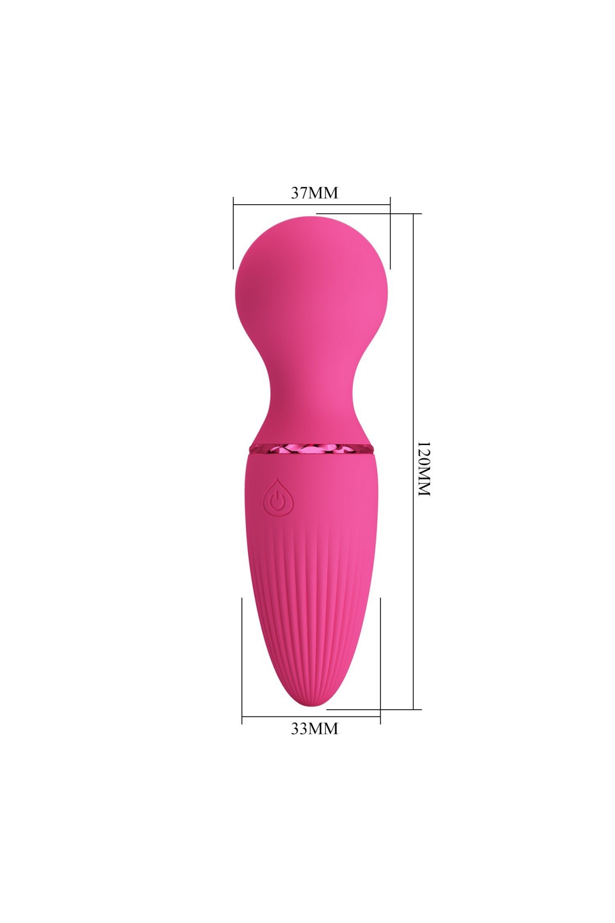 10 Fonksiyonlu Manyetik Şarjlı Mini Masaj Vibratörü – Dwayne (Pembe)