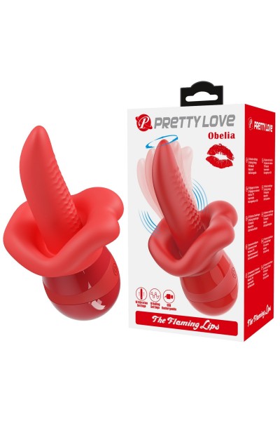 10 Titreşim ve Yalama Fonksiyonlu Şarjlı Oral Vibratörü – Obelia Flaming Lips