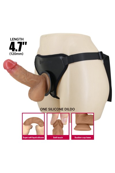 12.5 cm Belden Bağlamalı Gerçekçi Strap-On – Fegg