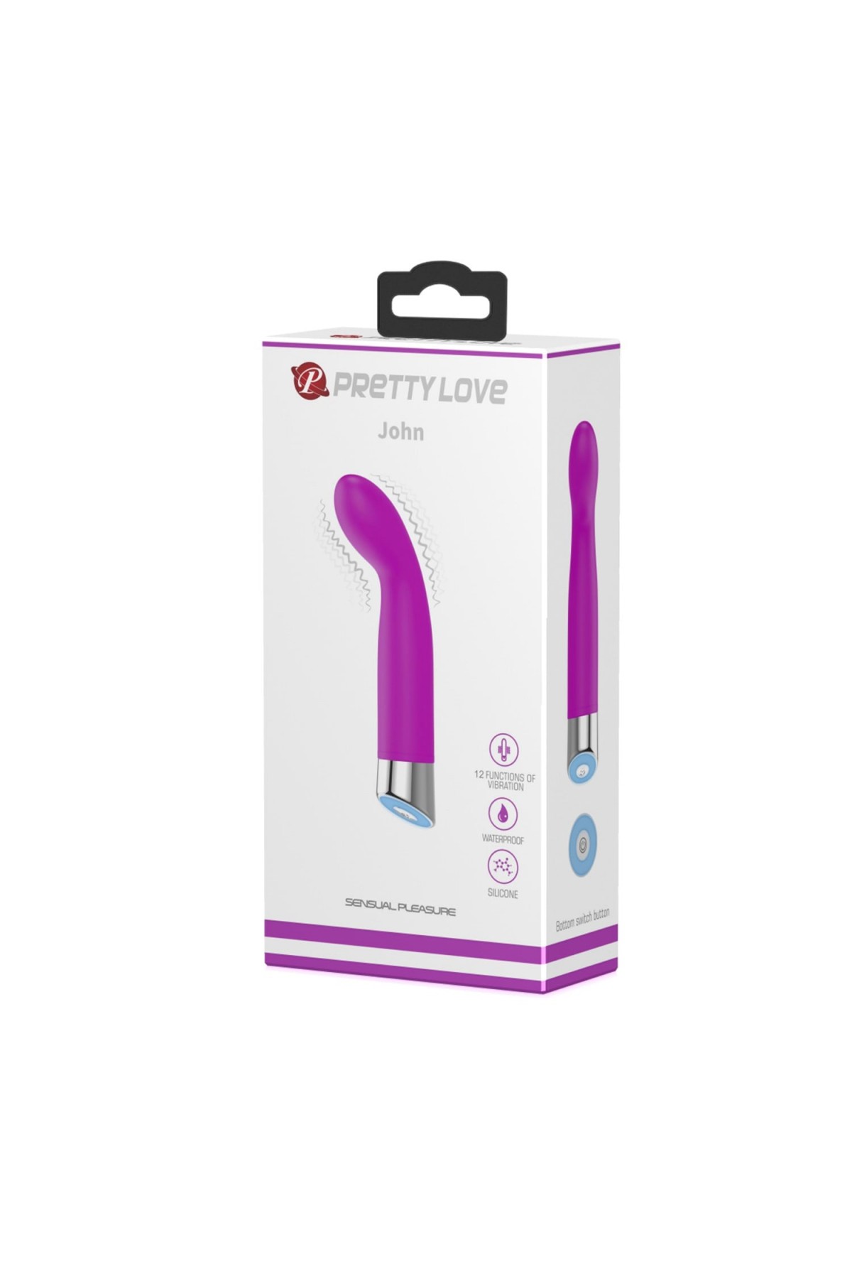 12 Fonksiyonlu IPX7 Su Geçirmez G-Spot Vibratör – John