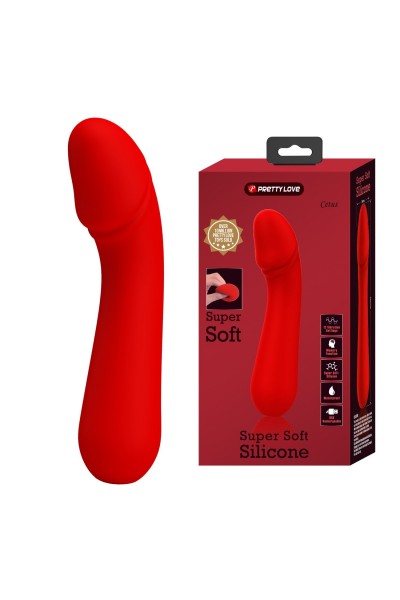 12 Fonksiyonlu Süper Yumuşak Silikon G-Nokta Vibratörü – Cetus (Kırmızı)