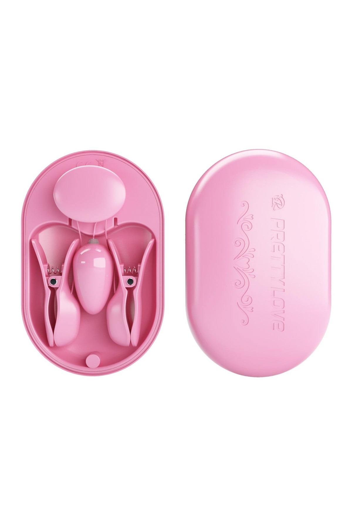 12 Titreşim ve 3 Elektro Şok Fonksiyonlu Şarjlı Göğüs Ucu Stimülasyon Seti – Surprise Box