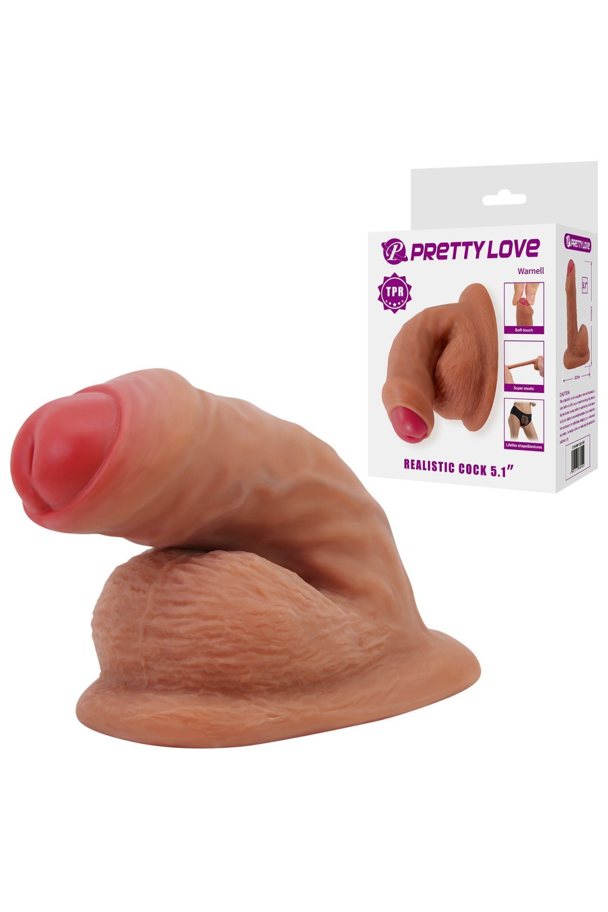 13 cm Gerçekçi TPR Dildo Penis – Warnell