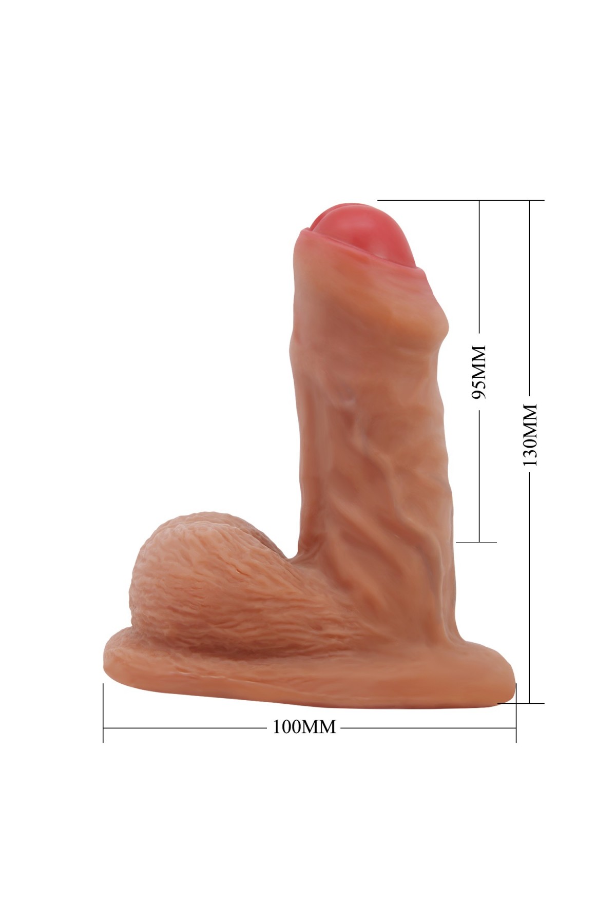 13 cm Gerçekçi TPR Dildo Penis – Warnell