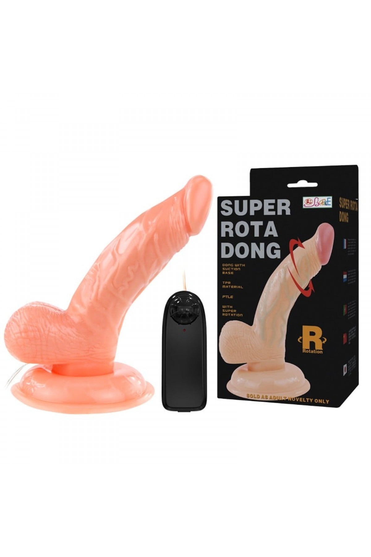 14,5 cm Döner Başlıklı Gerçekçi Titreşimli Dildo Penis – Curvo