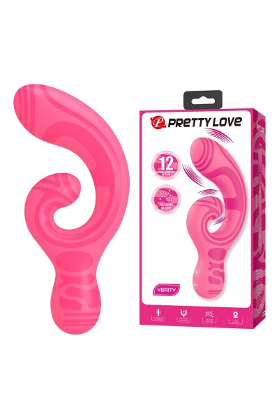 12 Titreşim Modlu Manyetik Şarjlı Çift Uçlu Silikon Masaj Vibratörü – Verity