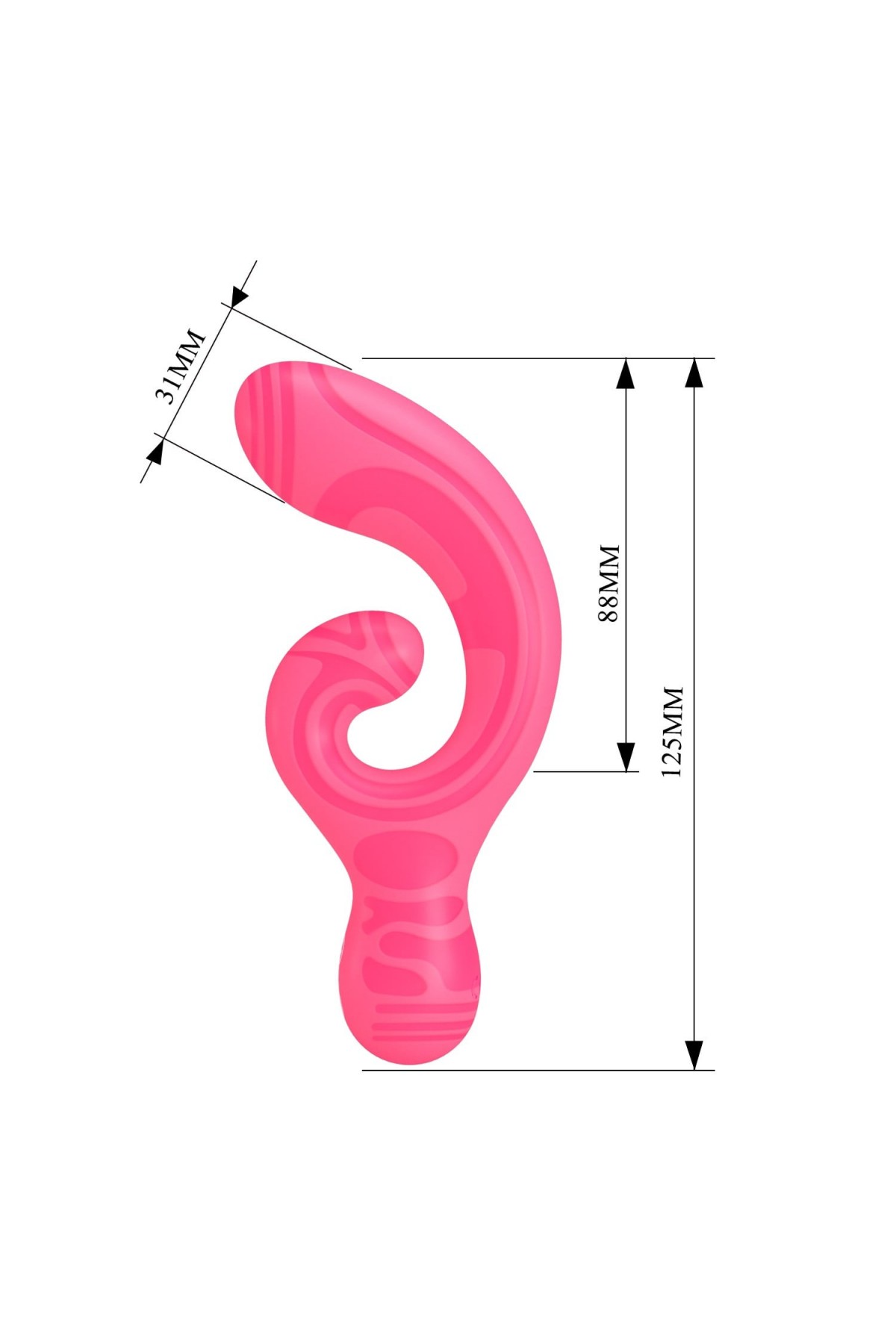 12 Titreşim Modlu Manyetik Şarjlı Çift Uçlu Silikon Masaj Vibratörü – Verity