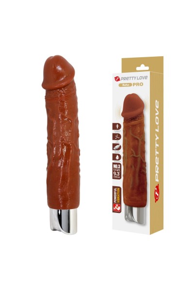 23,8 cm USB Şarjlı Gerçekçi Melez 10 Titreşim Modlu Vibratör – Rufus Pro