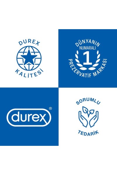 Durex Intense Uyarıcı Jelli ve Tırtıklı Prezervatif 10'lu